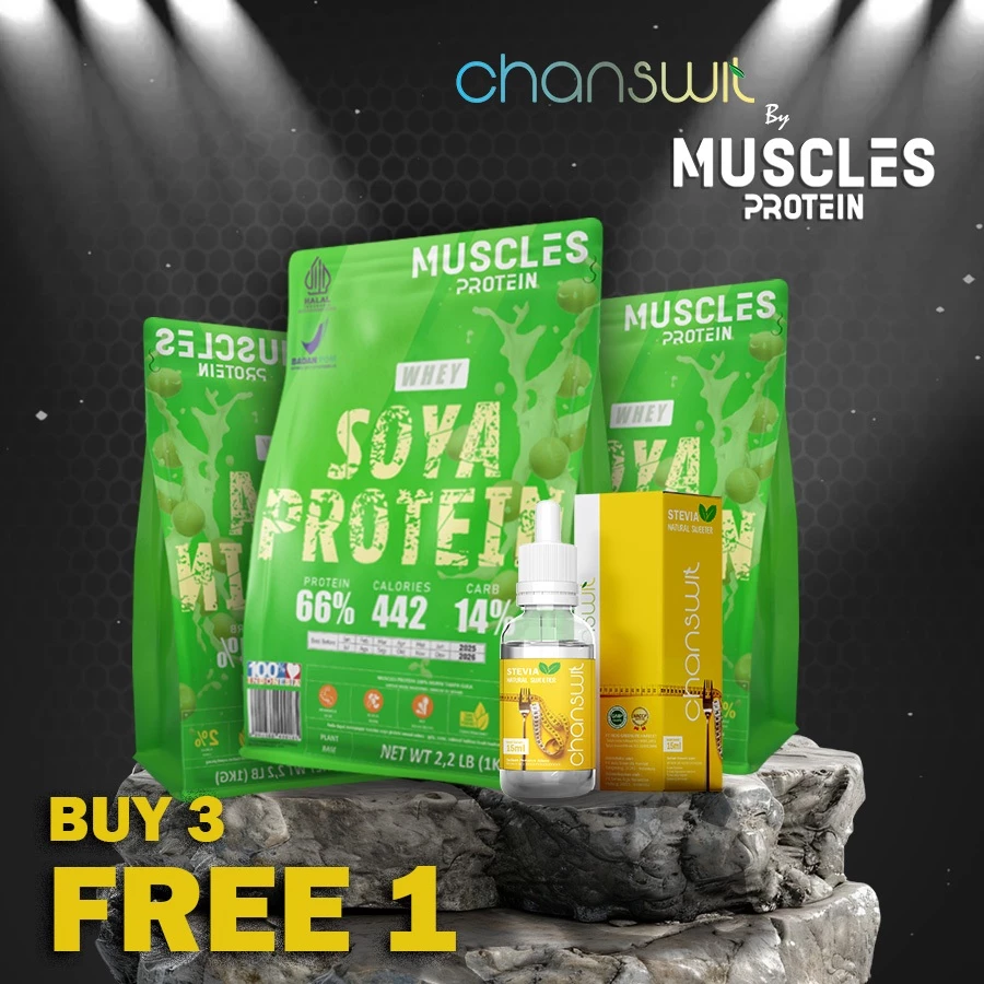 Buy 3 Get 4 Buy 3 Get 4 Item Muscles Protein Formula Balance! Real Protein 66% - Image 1